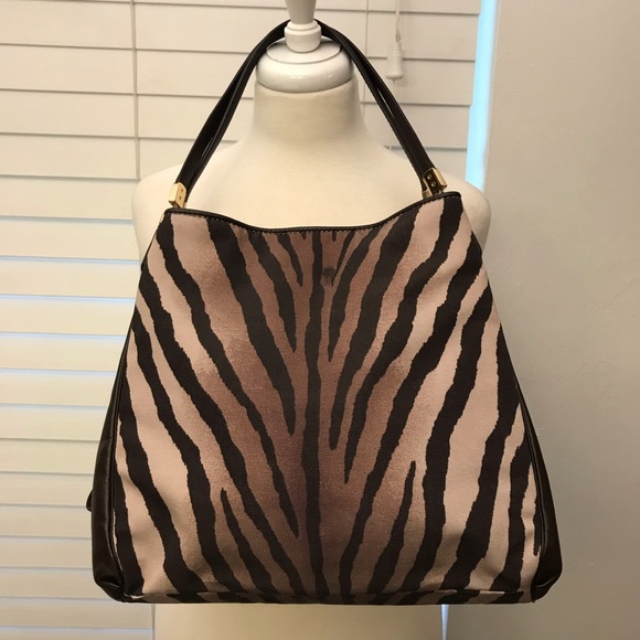 Coach Zebra Print Phoebe Madison Purse Bag - Picture 5 of 9